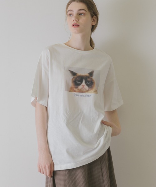 idem(イデム)の「idem cute cats T-shirt/猫プリントTシャツ(Tシャツ/カットソー・レディース・その他1/その他2・FREE)」の10枚目の写真