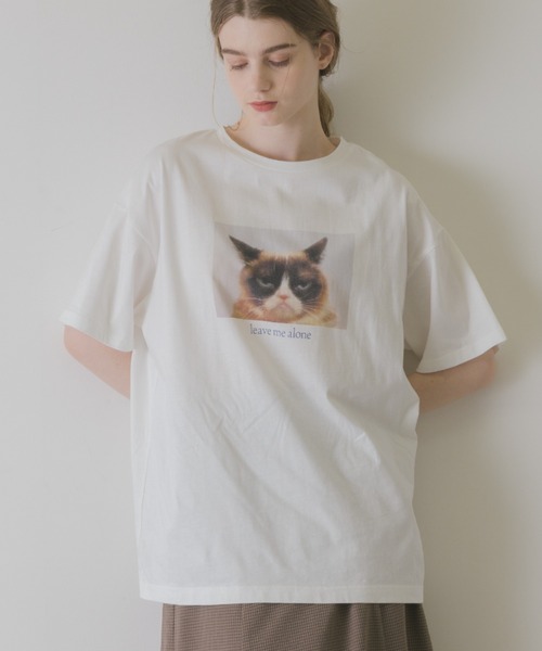 idem(イデム)の「idem cute cats T-shirt/猫プリントTシャツ(Tシャツ/カットソー・レディース・その他1/その他2・FREE)」の11枚目の写真