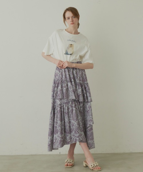 idem(イデム)の「idem cute cats T-shirt/猫プリントTシャツ(Tシャツ/カットソー・レディース・その他1/その他2・FREE)」の22枚目の写真