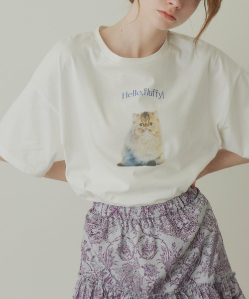 idem(イデム)の「idem cute cats T-shirt/猫プリントTシャツ(Tシャツ/カットソー・レディース・その他1/その他2・FREE)」の20枚目の写真