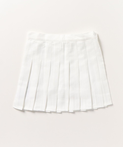 Silly（シリー）の「【オールシーズン使える！】4color インパン付きプリーツミニスカート（スカート・レディース・ホワイト/カーキ/ブラック/グレー・SMALL/MEDIUM/LARGE）」の6枚目の写真