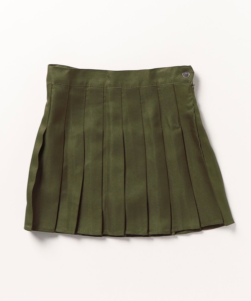 Silly（シリー）の「【オールシーズン使える！】4color インパン付きプリーツミニスカート（スカート・レディース・ホワイト/カーキ/ブラック/グレー・SMALL/MEDIUM/LARGE）」の8枚目の写真