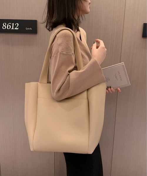 セール】シンプルな大容量トートバッグ（トートバッグ）｜LOPASS