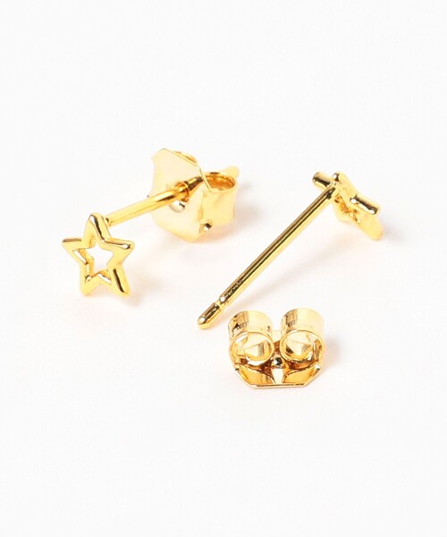 Ray BEAMS（レイビームス）の「Ray BEAMS / ミニ スター ピアス（ピアス（両耳用）・レディース・ゴールド/シルバー・ONE SIZE）」の4枚目の写真