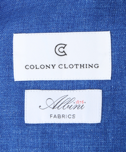 COLONY CLOTHING（コロニークロージング）の「【COLONY CLOTHING / コロニー クロージング】Albini Poolside Shirts（シャツ/ブラウス・メンズ・ブラック/ブルー系その他・44/46/48）」の13枚目の写真