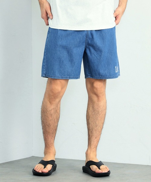 Lee（リー）の「Lee/リー アスレチックショーツ（その他パンツ・メンズ・ブラック/インディゴブルー/ライトインディゴブルー/ネイビー/グリーン・LARGE/MEDIUM/X-LARGE）」の5枚目の写真