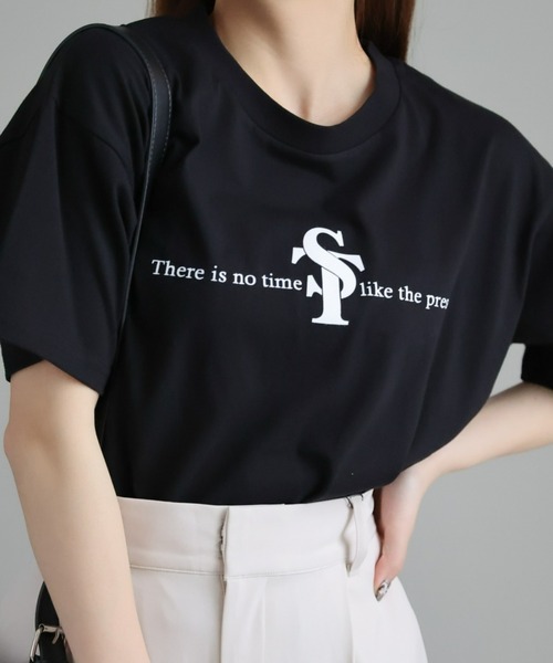 sakishimatokyo(サキシマトーキョー)の「アソートプリント/カラー ロゴTシャツ(Tシャツ/カットソー・レディース・ホワイト/ホワイト系その他/ホワイト系その他2/ブラック系その他/オフホワイト/ブラック/ブラック系その他2・FREE)」の7枚目の写真
