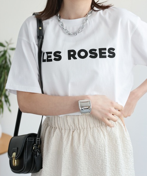 sakishimatokyo(サキシマトーキョー)の「アソートプリント/カラー ロゴTシャツ(Tシャツ/カットソー・レディース・ホワイト/ホワイト系その他/ホワイト系その他2/ブラック系その他/オフホワイト/ブラック/ブラック系その他2・FREE)」の5枚目の写真