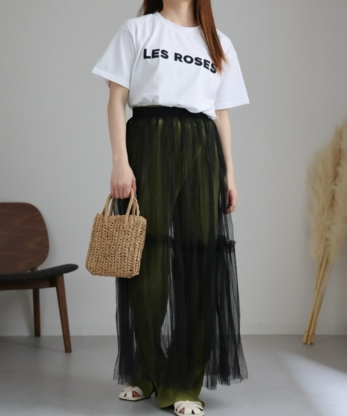 sakishimatokyo(サキシマトーキョー)の「アソートプリント/カラー ロゴTシャツ(Tシャツ/カットソー・レディース・ホワイト/ホワイト系その他/ホワイト系その他2/ブラック系その他/オフホワイト/ブラック/ブラック系その他2・FREE)」の12枚目の写真