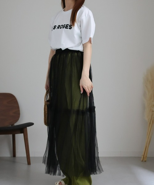 sakishimatokyo(サキシマトーキョー)の「アソートプリント/カラー ロゴTシャツ(Tシャツ/カットソー・レディース・ホワイト/ホワイト系その他/ホワイト系その他2/ブラック系その他/オフホワイト/ブラック/ブラック系その他2・FREE)」の13枚目の写真