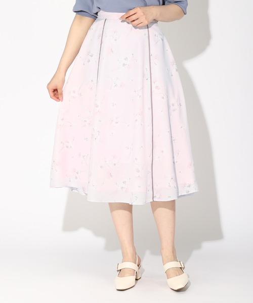 MISCH MASCH（ミッシュマッシュ）の「マーガレットスカート/MM317247（スカート・レディース・ピンク系/ネイビー・M/S）」の11枚目の写真