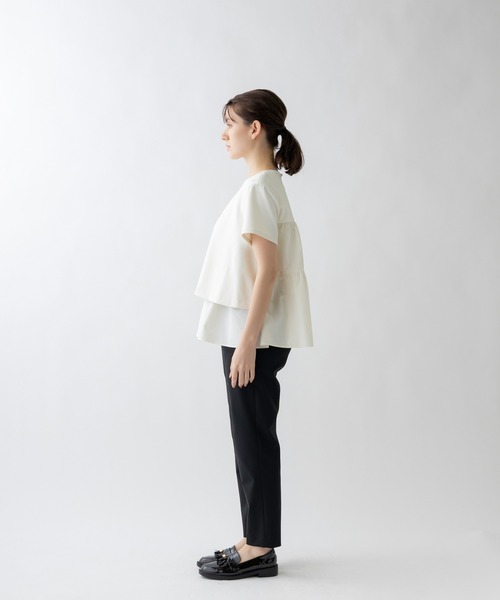 新品　ソーノ　レイヤードフレアプルオーバー チュニック Sono（ソーノ）の「【SONO/ソーノ】【Magical Stretch