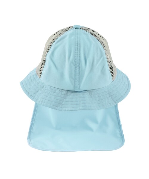 BRANSHES（ブランシェス）の「【日よけ付き】サイドメッシュハット（ハット・キッズ・ベージュ/サックスブルー/ラベンダー・52cm/50cm/54cm/56cm）」の16枚目の写真