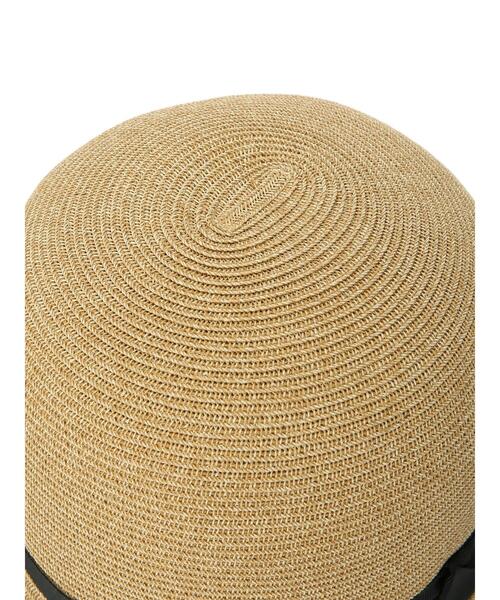 Samansa Mos2（サマンサ モスモス）の「【抗菌防臭】ブレードキャペリンハット（ハット・レディース・ブラック/ベージュ・F）」の5枚目の写真