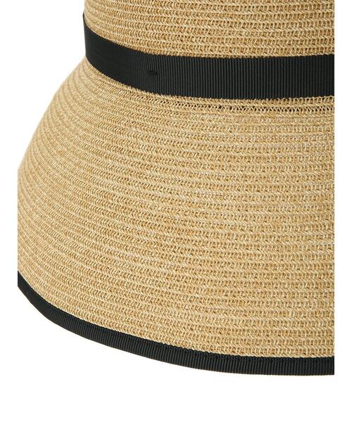 Samansa Mos2（サマンサ モスモス）の「【抗菌防臭】ブレードキャペリンハット（ハット・レディース・ブラック/ベージュ・F）」の9枚目の写真