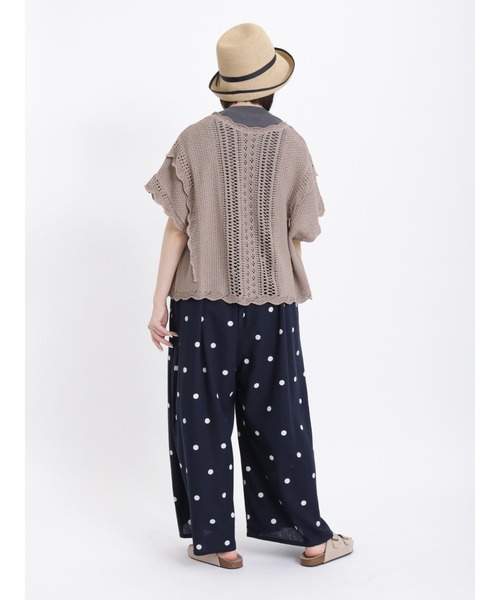 Samansa Mos2（サマンサ モスモス）の「【抗菌防臭】ブレードキャペリンハット（ハット・レディース・ブラック/ベージュ・F）」の20枚目の写真