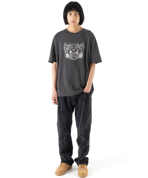 MASSNOUN(マスノウン)の「A'GEM/9 × .kom『MASSNOUN/マスノウン』BABARIAN T-SHIRTS /バーバリアン 半袖カットソー(Tシャツ/カットソー・メンズ・チャコールグレー/ブラック・L)」の16枚目の写真
