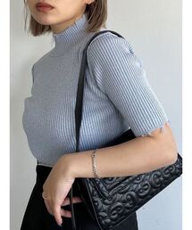 EMODA | クラッシュショートリブニット(ニット/セーター)