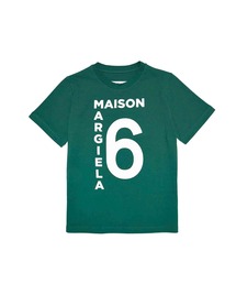 MM6 Maison Margiela(エムエムシックス メゾン マルジェラ)Kids & Junior ブランドロゴ半袖Tシャツカットソー