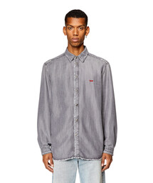 【DIESEL】高密度デニムシャツ DIESEL ディーゼル ユーズド加工 ウォッシュ加工 デニムシャツ