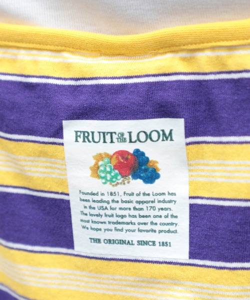 FRUIT OF THE LOOM（フルーツオブザルーム）の「【FRUIT OF THE LOOM】マルチボーダーキャミワンピース※（ワンピース・レディース・ベージュ/イエロー/グリーン・L/M/S）」の19枚目の写真
