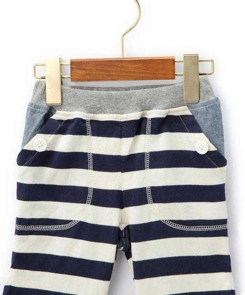 green label relaxing(グリーンレーベルリラクシング)の「「WEB限定」 【KIDS】テンジクハーフパンツ ボーダー◆(その他パンツ・キッズ・ネイビー・135cm/125cm/115cm/95cm/105cm)」の3枚目の写真