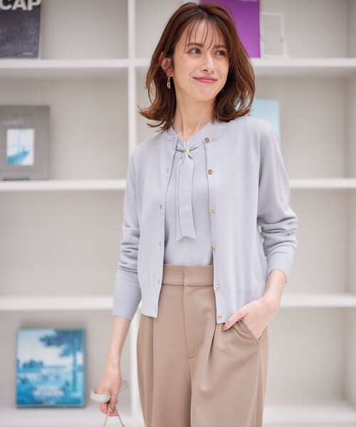 ANY SIS（エニィスィス）の「【洗える】ボウタイ ニット（ニット