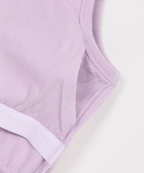 LOVETOXIC（ラブトキシック）の「【LTXC】ショート丈カップ付タンク（タンクトップ・キッズ・オフホワイト/ブラック/ラベンダー・M/LL/S/L）」の6枚目の写真