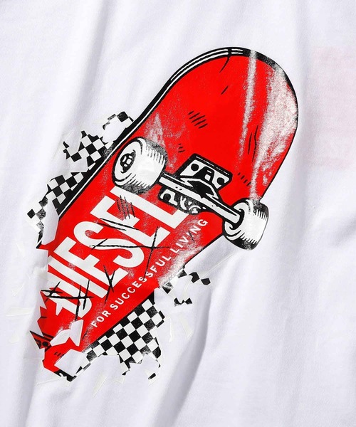 DIESEL KIDS(ディーゼルキッズ)の「DIESEL(ディーゼル)Kids & Junior 半袖Tシャツカットソー(Tシャツ/カットソー・キッズ・オレンジ/ブラック/ブルー/ホワイト・10Y/4Y/12Y/16Y/6Y/8Y/14Y)」の20枚目の写真