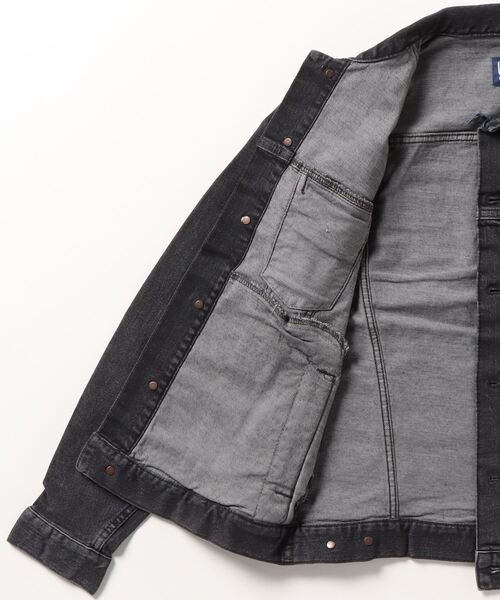 GAP（ギャップ）の「ウォッシュウェル アイコン デニムジャケット（デニムジャケット・メンズ・ブラック・S/M/XL/L/XS）」の11枚目の写真