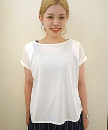 CIAOPANIC TYPY | タックデザインロールUPT(Tシャツ/カットソー)