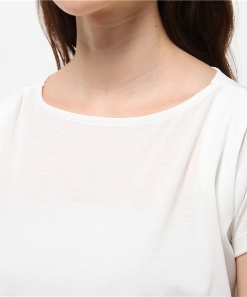 CIAOPANIC TYPY（チャオパニックティピー）の「タックデザインロールUPT（Tシャツ/カットソー・レディース・ホワイト/グレー/ネイビー/イエロー/その他19・FREE）」の11枚目の写真