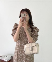 mysty woman | パワショルエンパイアワンピース　975658(ワンピース)