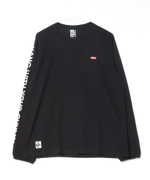 CHUMS/チャムス ロンＴ 刺繍ロゴ スリーブプリント ヘビーウェイト CH01-2305（Tシャツ/カットソー）｜CHUMS（チャムス）