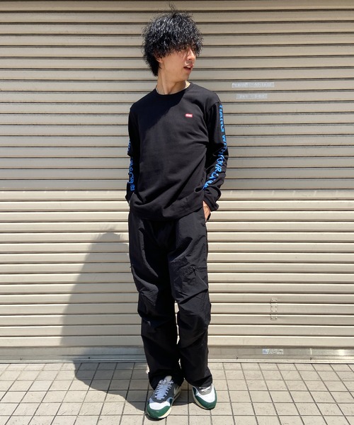 CHUMS(チャムス)の「CHUMS/チャムス ロンT 刺繍ロゴ スリーブプリント ヘビーウェイト CH01-2305(Tシャツ/カットソー・メンズ・グレイッシュベージュ/ホワイト/ブラック/ベージュ系その他/ネイビー/ブラック×ベージュ・XL/M/L/S)」の18枚目の写真