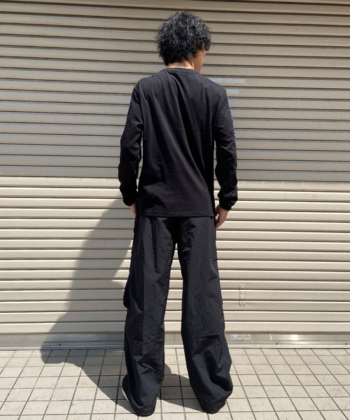 CHUMS(チャムス)の「CHUMS/チャムス ロンT 刺繍ロゴ スリーブプリント ヘビーウェイト CH01-2305(Tシャツ/カットソー・メンズ・グレイッシュベージュ/ホワイト/ブラック/ベージュ系その他/ネイビー/ブラック×ベージュ・XL/M/L/S)」の17枚目の写真