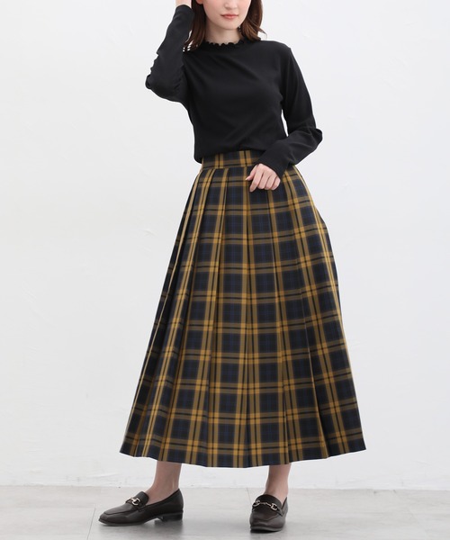 Honeys（ハニーズ）の「フリルハイネックＴシャツ（Tシャツ/カットソー・レディース・ネイビー/スモークピンク/ブラック/ベージュ/オフホワイト/ブルーグレー・L/LL/S/M）」の9枚目の写真