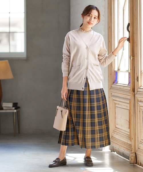 Honeys（ハニーズ）の「フリルハイネックＴシャツ（Tシャツ/カットソー・レディース・ネイビー/スモークピンク/ブラック/ベージュ/オフホワイト/ブルーグレー・L/LL/S/M）」の17枚目の写真