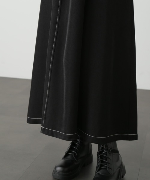 FREE'S MART（フリーズマート）の「【低身長サイズ/Sシリーズ】◆配色ステッチフレアキャミワンピース（ワンピース・レディース・ブラック/ベージュ・SMALL/X-SMALL/MEDIUM）」の21枚目の写真