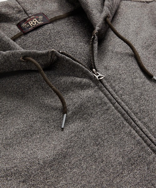フレンチ テリー フルジップ フーディ（パーカー）｜RRL（ダブル