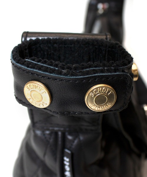 schott（ショット）の「SCHOTT-PADDED BANANA BAG/ショット バナナバック（ショルダーバッグ・メンズ・ブラック・FREE）」の5枚目の写真