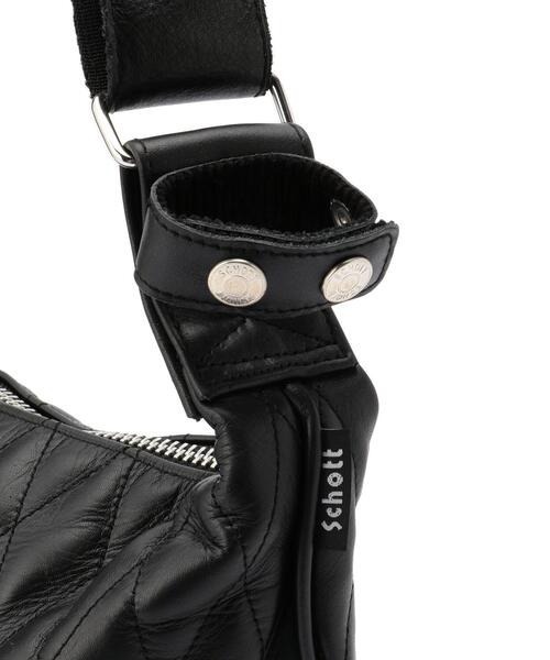 Schott(ショット)の「SCHOTT-PADDED BANANA BAG/ショット バナナバック(ショルダーバッグ・メンズ・ブラック・FREE)」の11枚目の写真