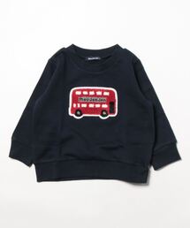 Moujonjon | ロンドンバスサガラ刺繍裏毛トレーナー(スウェット)