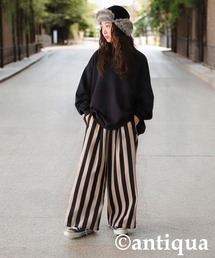 antiqua | ワイドストライプパンツ(その他パンツ)