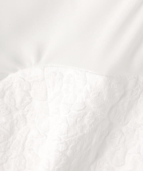 PROPORTION BODY DRESSING（プロポーションボディドレッシング）の「ジャガードドッキングペプラムブラウス / 1213210502（シャツ/ブラウス・レディース・ブラウン/ホワイト/ブラック・SMALL/MEDIUM）」の12枚目の写真