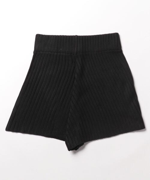 clear（クリア）の「ハイウエストニットショートパンツ （その他パンツ・レディース・杢グレー/アイボリー/ベージュ/ブラック/ブラウン・F）」の6枚目の写真