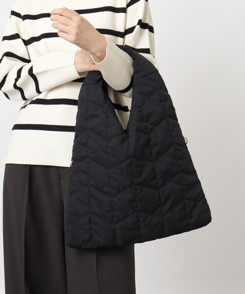 grove（グローブ）の「◆キルトトライアングルトート（トートバッグ・レディース・ブルー/グレー/ブラック・00）」の2枚目の写真