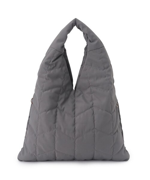 grove（グローブ）の「◆キルトトライアングルトート（トートバッグ・レディース・ブルー/グレー/ブラック・00）」の5枚目の写真