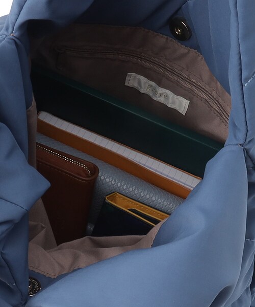 grove（グローブ）の「◆キルトトライアングルトート（トートバッグ・レディース・ブルー/グレー/ブラック・00）」の21枚目の写真