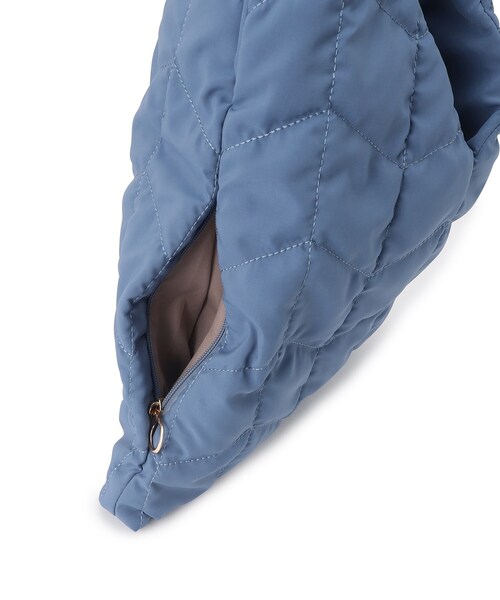 grove（グローブ）の「◆キルトトライアングルトート（トートバッグ・レディース・ブルー/グレー/ブラック・00）」の22枚目の写真